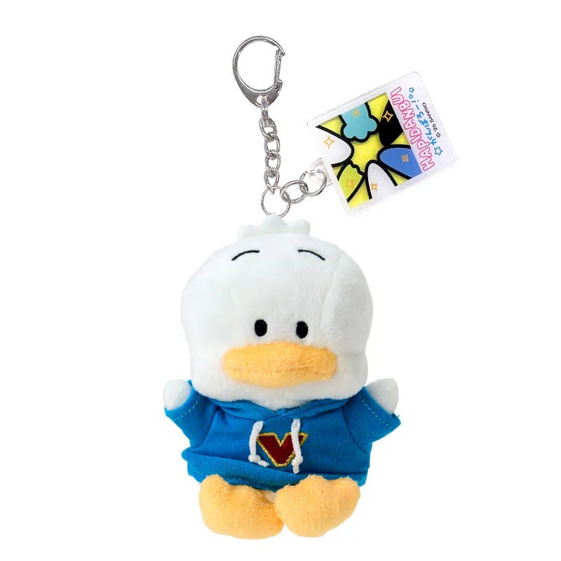 Pekkle Plush Mascot Keychain (All Together Hapidanbui Design Series) Accessory Japan Original