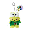 Keroppi Plush Mascot Keychain (All Together Hapidanbui Design Series) Accessory Japan Original