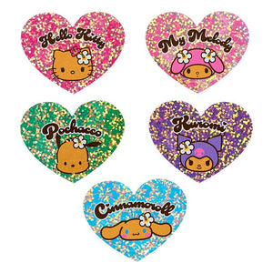 Sanrio Characters 17-pc Sticker Pack (Suntan Series) Stationery Japan Original