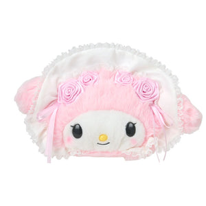 My Melody Plush Zipper Pouch (Lace and Frills Series) Bags Japan Original