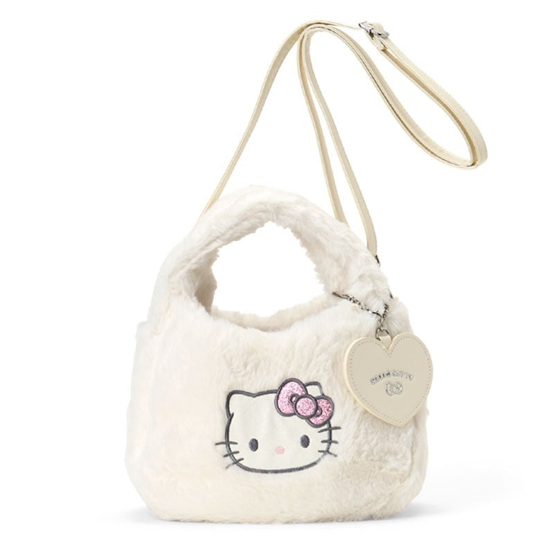 Hello Kitty Plush Boa Crossbody Bag