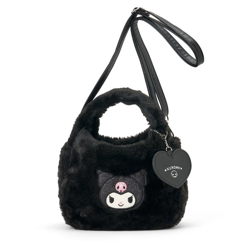 Kuromi Plush Boa Crossbody Bag Bags Japan Original