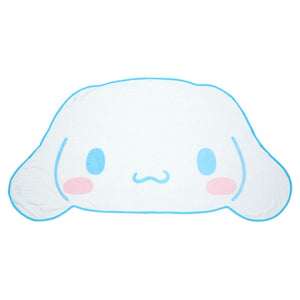 Cinnamoroll Face-Shaped Throw Blanket Home Goods Japan Original