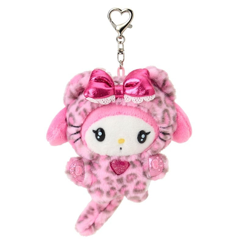My Melody Plush Mascot Keychain (Leopard Cat Series) Accessory Japan Original
