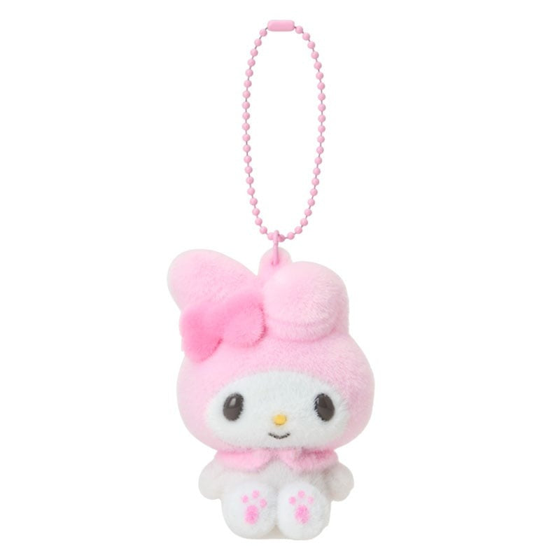 My Melody Classic Flocked Keychain Mascot