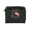 Hello Kitty Quilted Bi-Fold Wallet (Black) Bags Japan Original