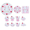 Sanrio Characters 30-pc Sticker Tin Set (Strawberry Whip Series) Stationery Japan Original