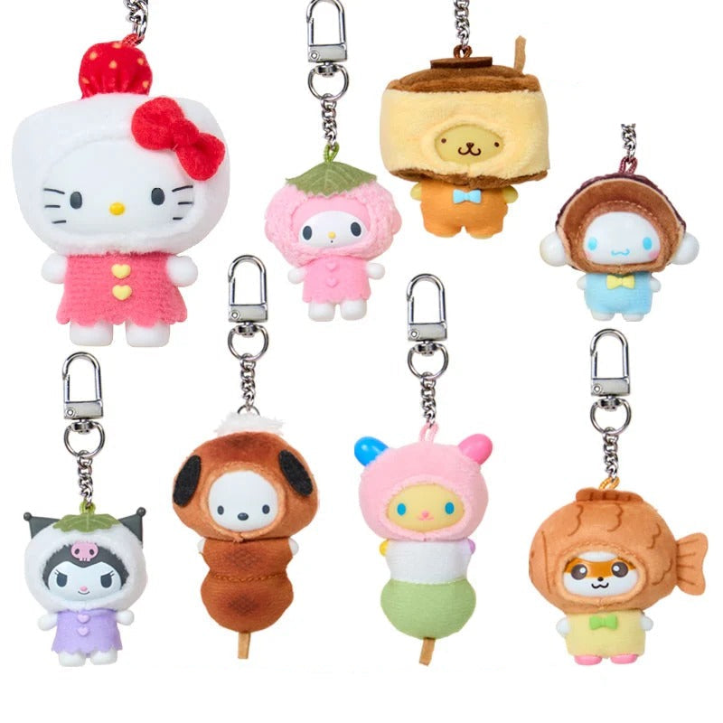 Sanrio Characters Japanese Sweets Keychain Blind Box (Secret Chibittomo Series) Accessory Japan Original