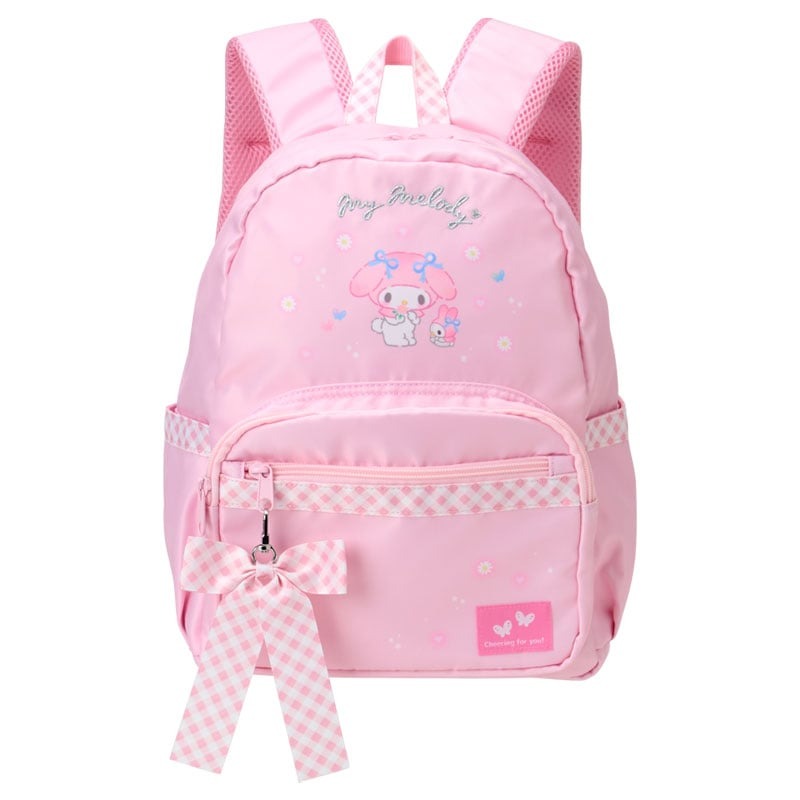 My Melody Kids Ribbon Logo Backpack Bags Japan Original