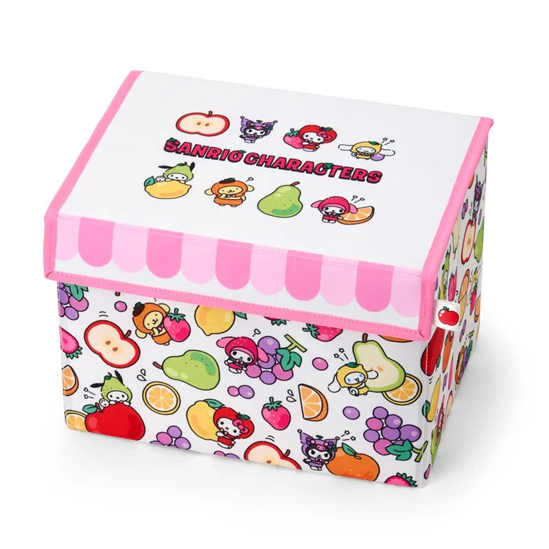 Sanrio Characters Foldable Storage Box (Fruits Series) Home Goods Japan Original
