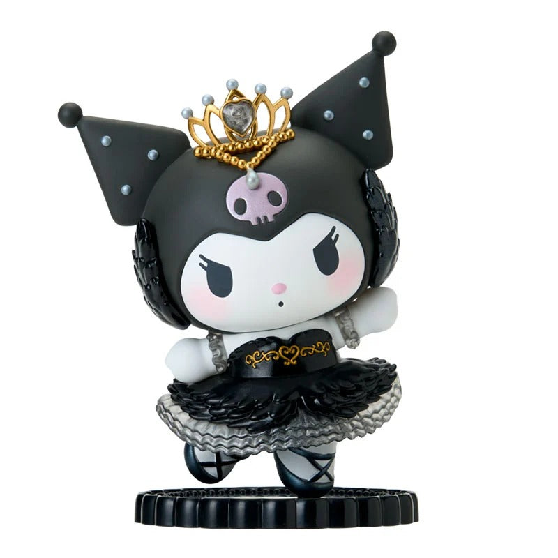 フィギュア　初音ミク　ミリム　ルパン　ルフィ　リューク　ケロロ　ハローキティ Kuromi Boxed Mini Figurine (Kawaii Ballet)
