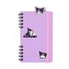 Kuromi Slim Double Spiral Notebook (Strike A Pose Series) Stationery Japan Original