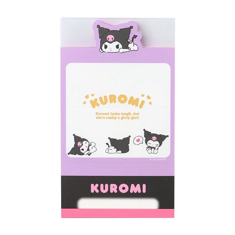 Kuromi Mini Notes Memo Pad (Strike A Pose Series) Stationery Japan Original