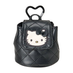 Hello Kitty Black Mini Backpack Bag Charm (Mini Quilt Series) Bags Japan Original