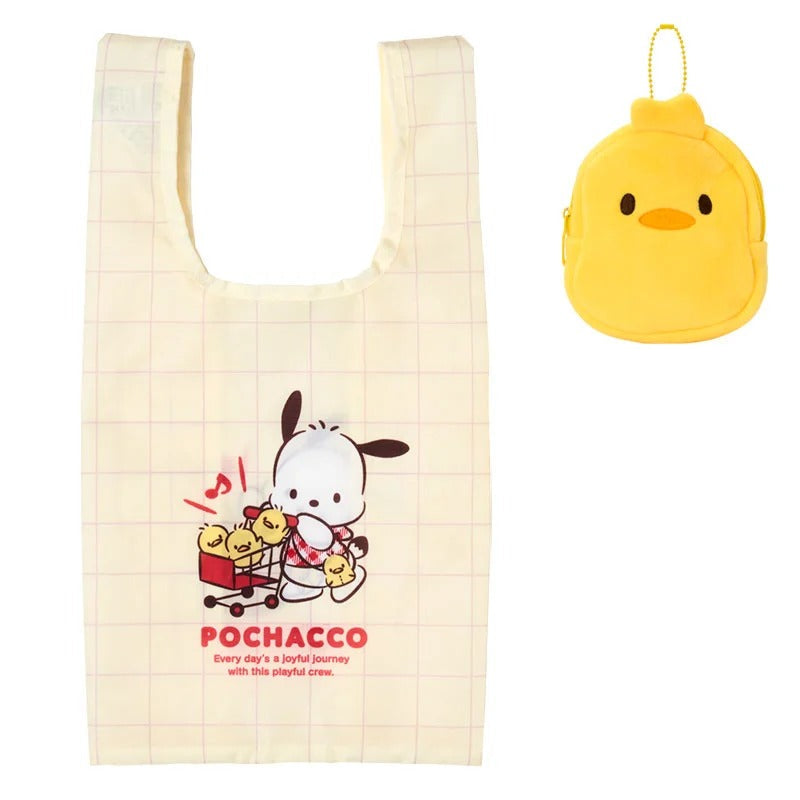Pochacco Reusable Tote Bag (I Love Pi-Chans Series) Bags Japan Original