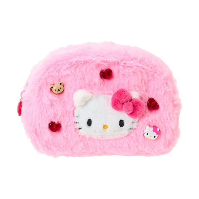 Hello Kitty Plush Zipper Pouch (Pop Beads Series) Bags Japan Original