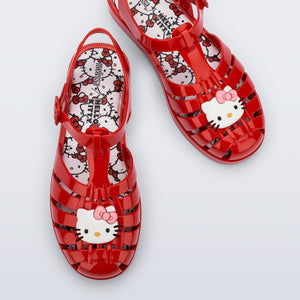 Hello Kitty x Melissa Possession Jelly Sandal (Red) Shoes Melissa