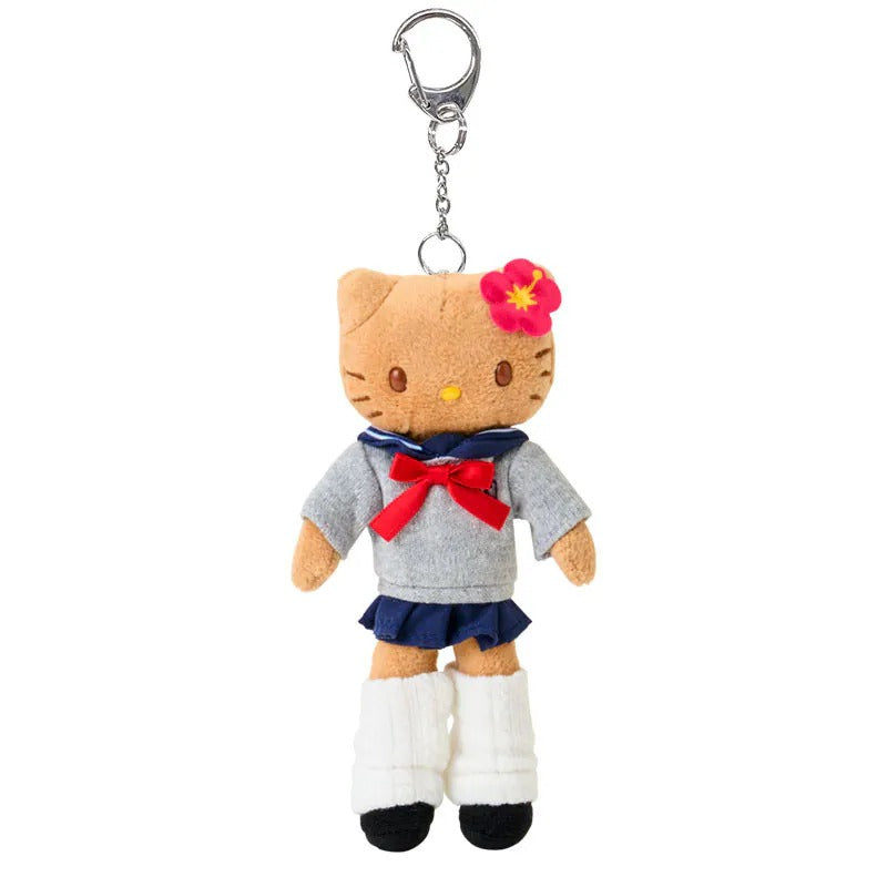 Hello Kitty Gyaru Plush Mascot Keychain (Sanrio Closet Collection) Accessory Japan Original