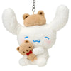 Cinnamoroll Bear Beret Plush Mascot Keychain (Kuma-san Series) Accessory Japan Original