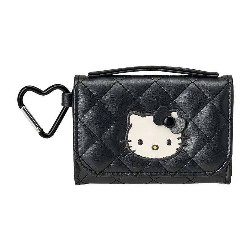 Hello Kitty Black Coin Purse (Mini Quilt Series) Bags Japan Original