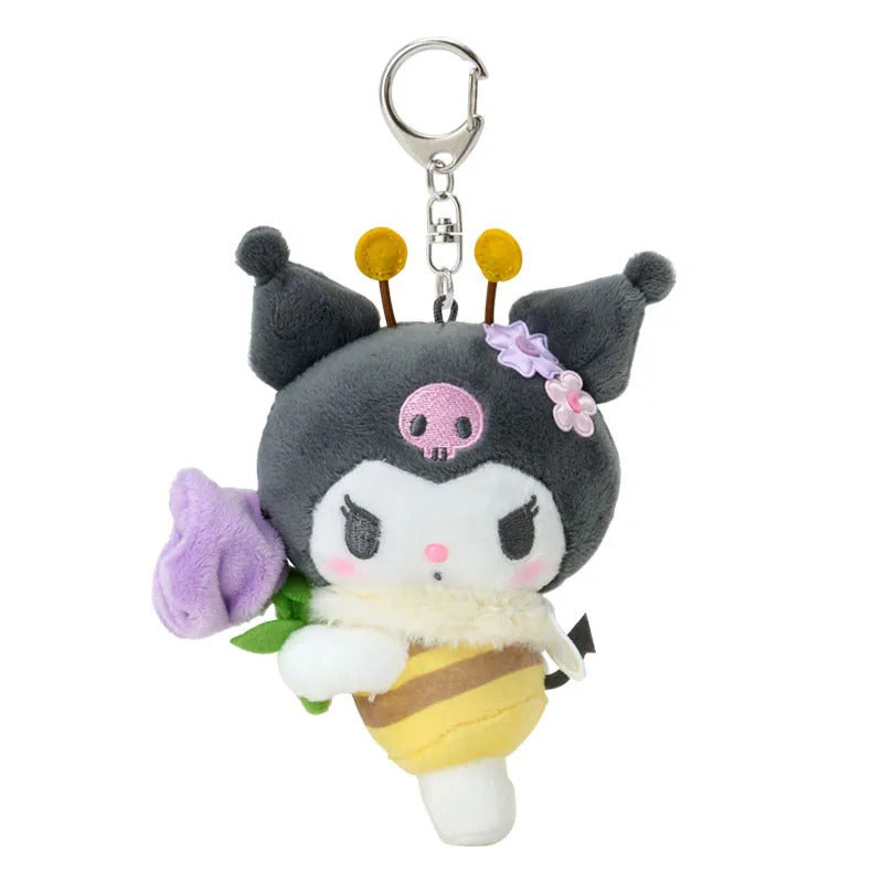 Kuromi Plush Mascot Keychain (Sweet As Can Bee Series) Accessory Japan Original