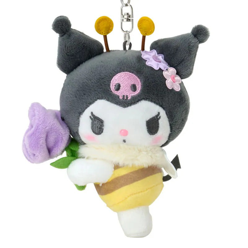 Kuromi Plush Mascot Keychain (Sweet As Can Bee Series) Accessory Japan Original