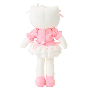Hello Kitty Frilly Plush Mascot Keychain (Sanrio Closet Collection) Accessory Japan Original