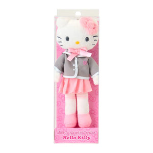 Hello Kitty Uniform Plush Mascot Keychain (Sanrio Closet Collection) Accessory Japan Original