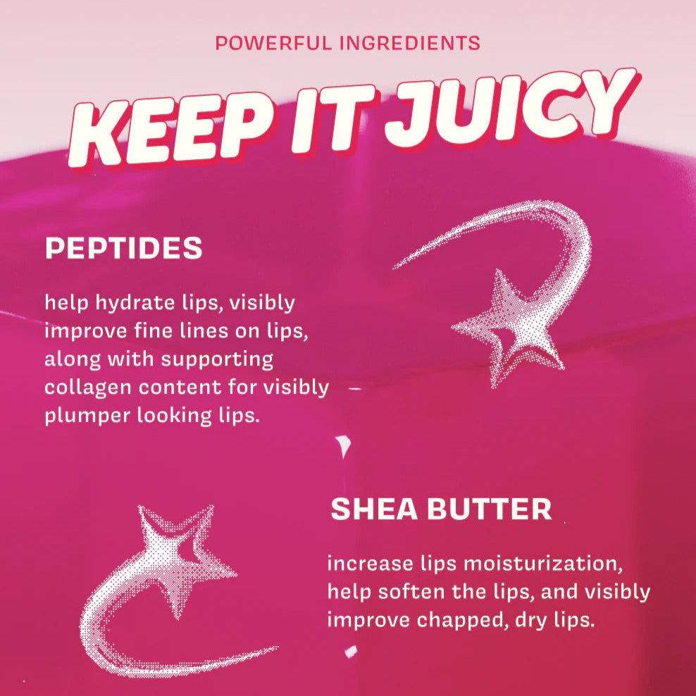 Hello Kitty x The Crème Shop Gloss Jelly Tinted Peptide Lip Glaze (Berry Cherry) Beauty The Crème Shop