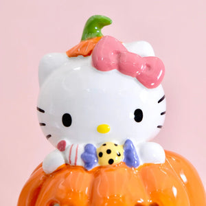 Hello Kitty Big Mouth Pumpkin Ceramic Candy Bowl Home Goods Blue Sky Clayworks
