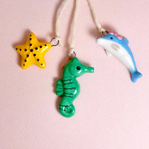 Hello Kitty Mermaid Wind Chime Home Goods Blue Sky Clayworks