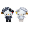 Hello Kitty Plush Hair Clip Set (Monochrome Birthday Twins Series) Accessory Japan Original