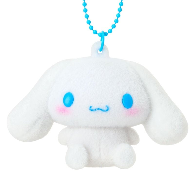 Cinnamoroll Classic Flocked Keychain Mascot Accessory Japan Original