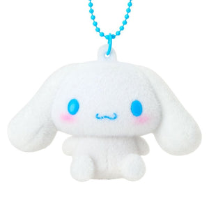 Cinnamoroll Classic Flocked Keychain Mascot Accessory Japan Original