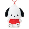 Pochacco Classic Flocked Keychain Mascot Accessory Japan Original
