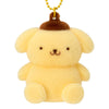 Pompompurin Classic Flocked Keychain Mascot Accessory Japan Original