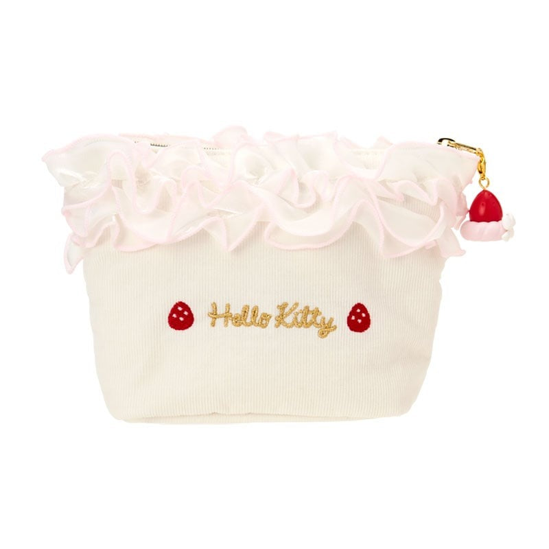 Hello Kitty Mini Zipper Pouch (Strawberry Whip Series) Bags Japan Original