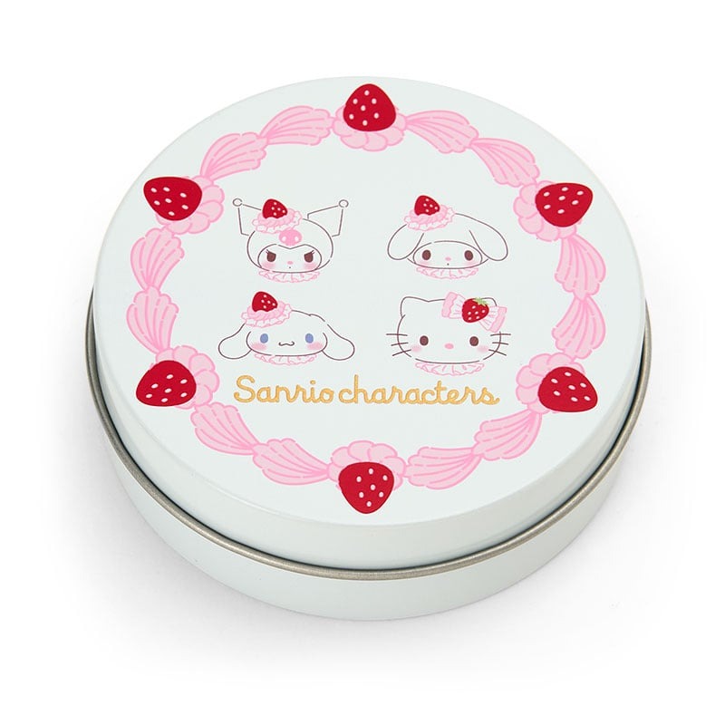 Sanrio Characters 30-pc Sticker Tin Set (Strawberry Whip Series) Stationery Japan Original