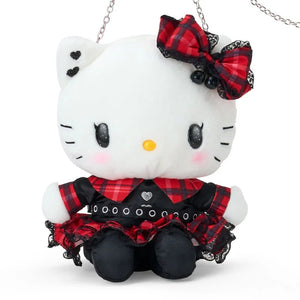 Hello Kitty Plush Crossbody Bag (Rock ’n’ Check Series) Bags Japan Original