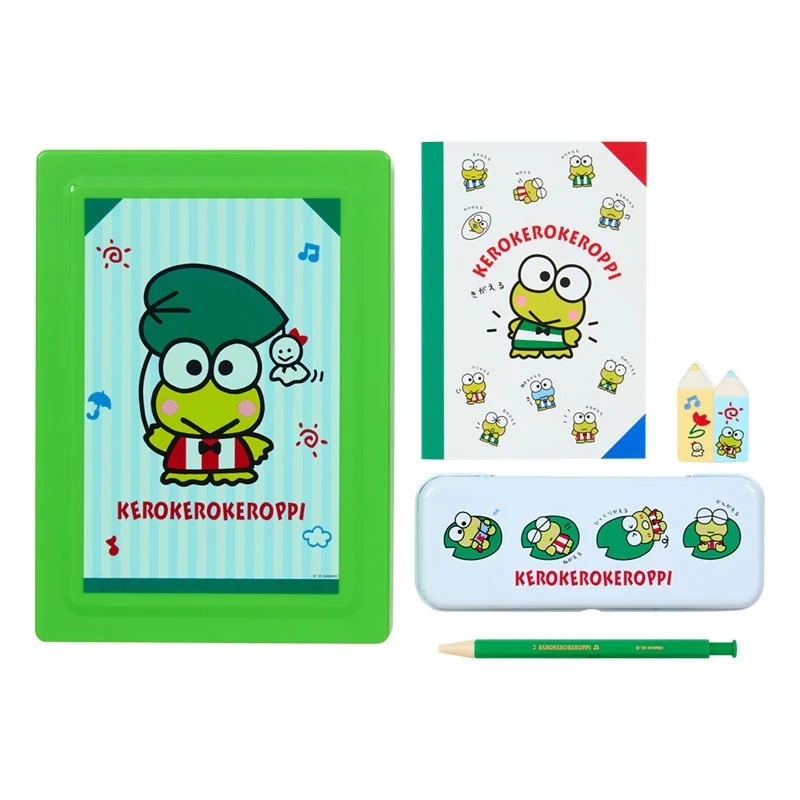 Keroppi 5-pc Stationery Set (Sanrio Forever Series) Stationery Japan Original