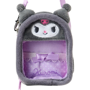Kuromi Plush Carrying Case (Pitatto Friends Series) Bags Japan Original