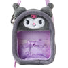 Kuromi Plush Carrying Case (Pitatto Friends Series) Bags Japan Original