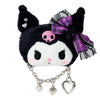 Kuromi Plush Hair Clip (Rock ’n’ Check Series) Accessory Japan Original