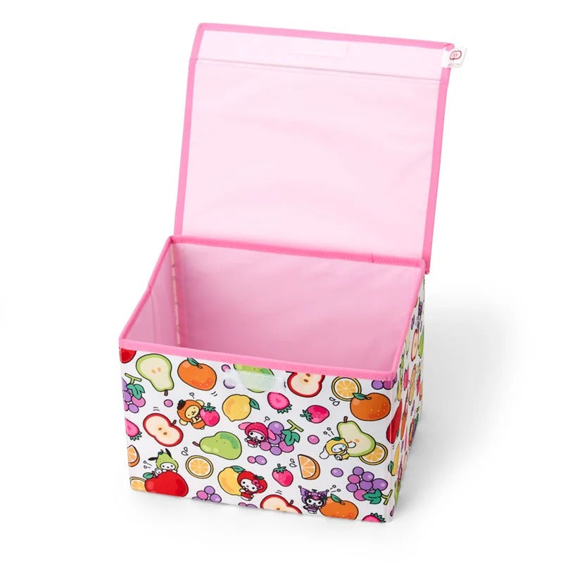 Sanrio Characters Foldable Storage Box (Fruits Series) Home Goods Japan Original