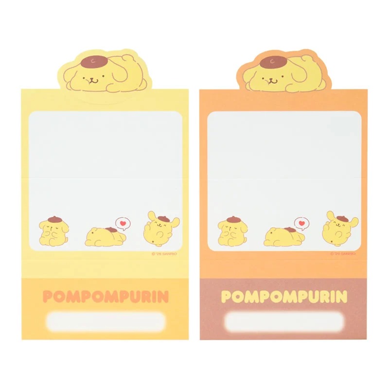 Pompompurin Mini Notes Memo Pad (Strike A Pose Series) Stationery Japan Original
