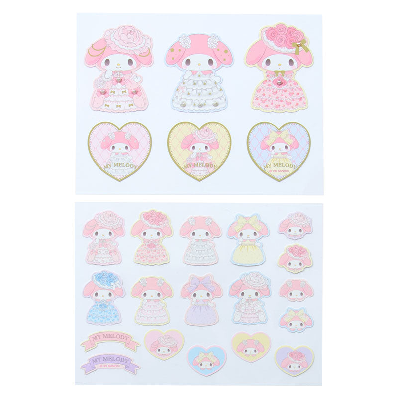 My Melody 24-pc Sticker Set (Lady My Melody Series) Stationery Japan Original
