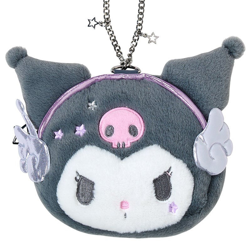 Kuromi Mini Face Pouch (Tokimeki Planet Series) Bags Japan Original