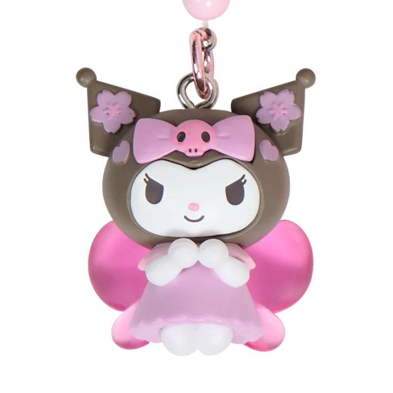 Kuromi Bag Charm (Cherry Blossom Fairies Series) Accessory Japan Original