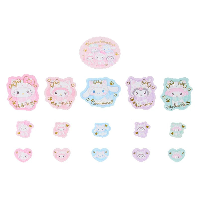 Sanrio Characters 26-pc Sticker Pack (Milky Kitten Series) Stationery Japan Original