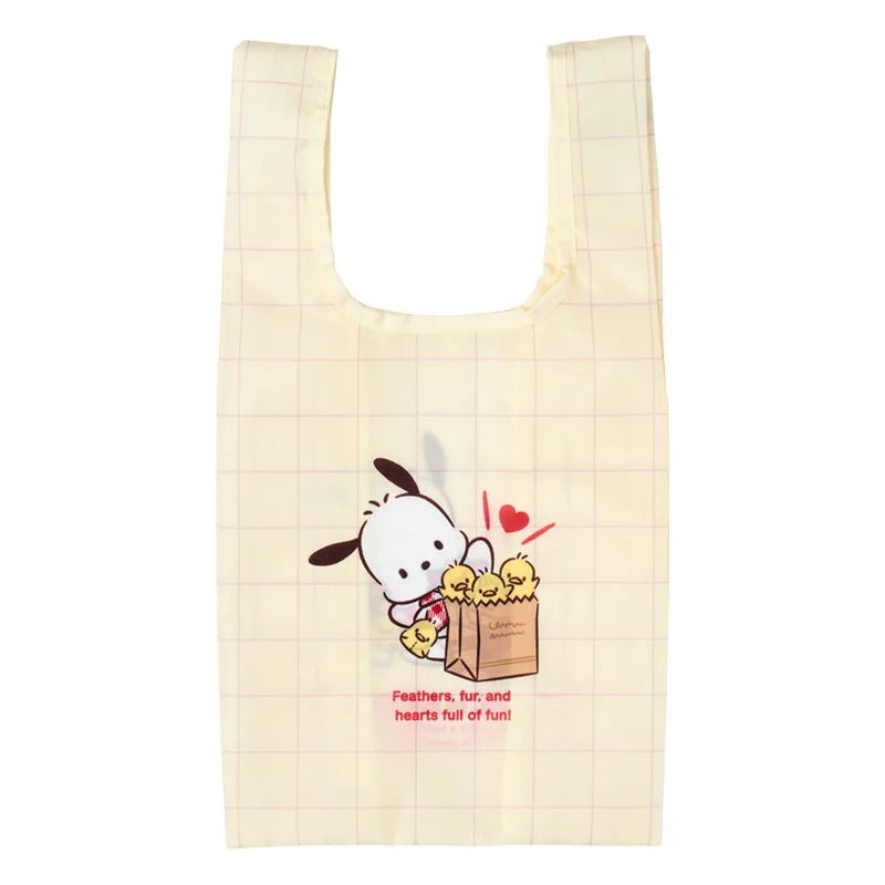 Pochacco Reusable Tote Bag (I Love Pi-Chans Series) Bags Japan Original